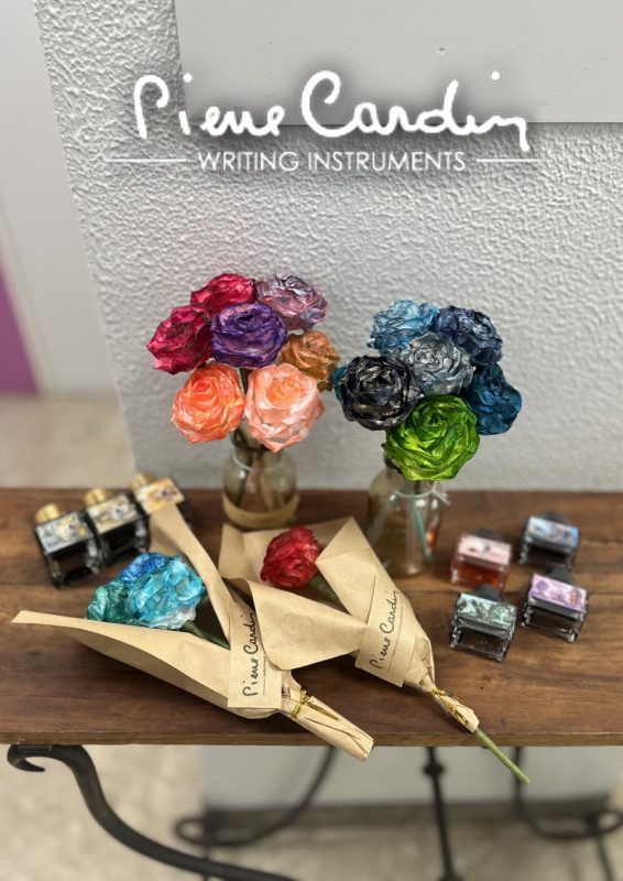 ピエール・カルダンのインクで作る INK FLOWER